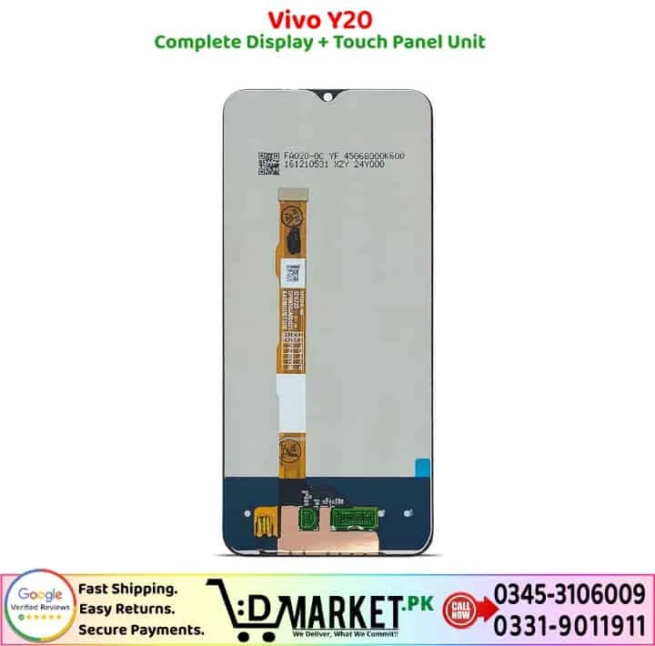 Vivo Y20 LCD Panel Price In Pakistan