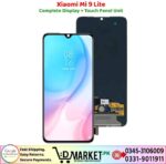 Xiaomi Mi 9 Lite LCD Panel Price In Pakistan