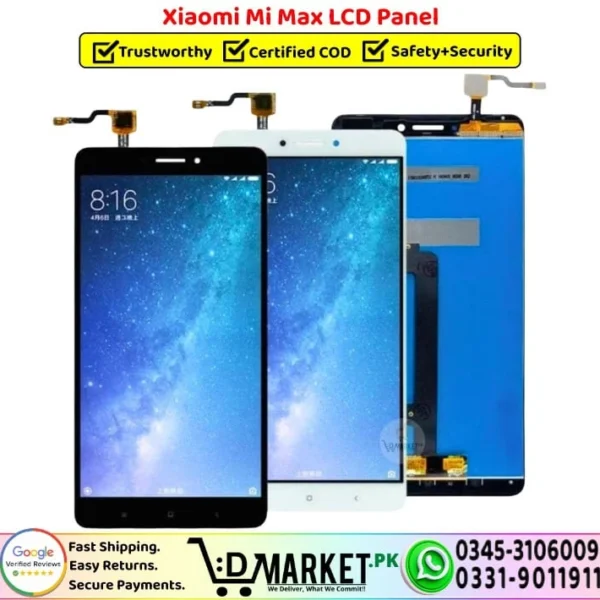 Xiaomi Mi Max LCD Panel Unit Screen Display - DMarket.Pk