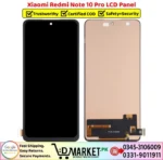 Xiaomi Redmi Note 10 Pro LCD Panel Price In Pakistan