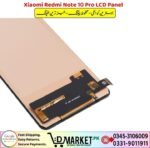 Xiaomi Redmi Note 10 Pro LCD Panel Price In Pakistan