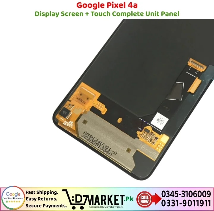 Google Pixel 4A LCD Panel Price In Pakistan