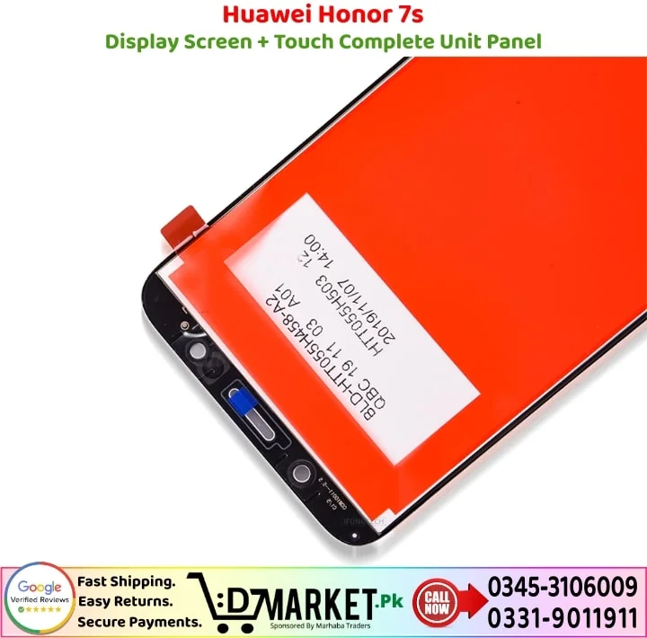 Huawei Honor 7s LCD Panel Price In Pakistan