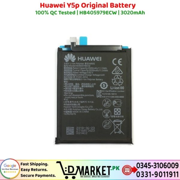 Huawei Y5p Original Battery Price In Pakistan