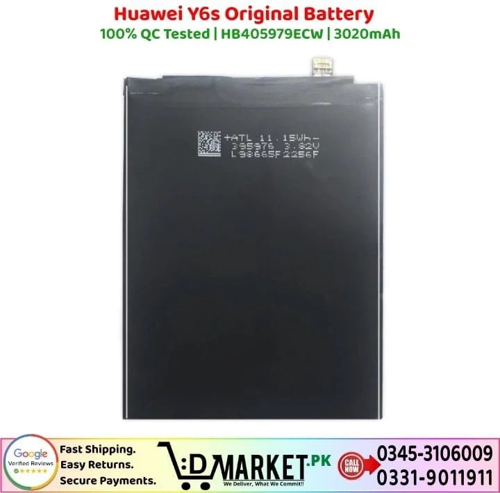 Huawei Y6s Original Battery Price In Pakistan