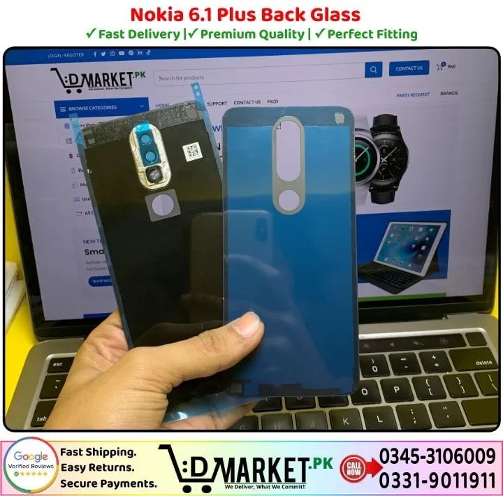 Nokia 6.1 Plus Back Glass Price In Pakistan