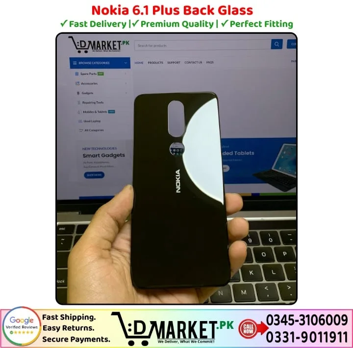 Nokia 6.1 Plus Back Glass Price In Pakistan