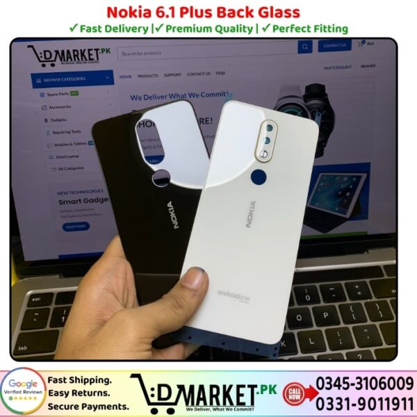 Nokia 6.1 Plus Back Glass Price In Pakistan