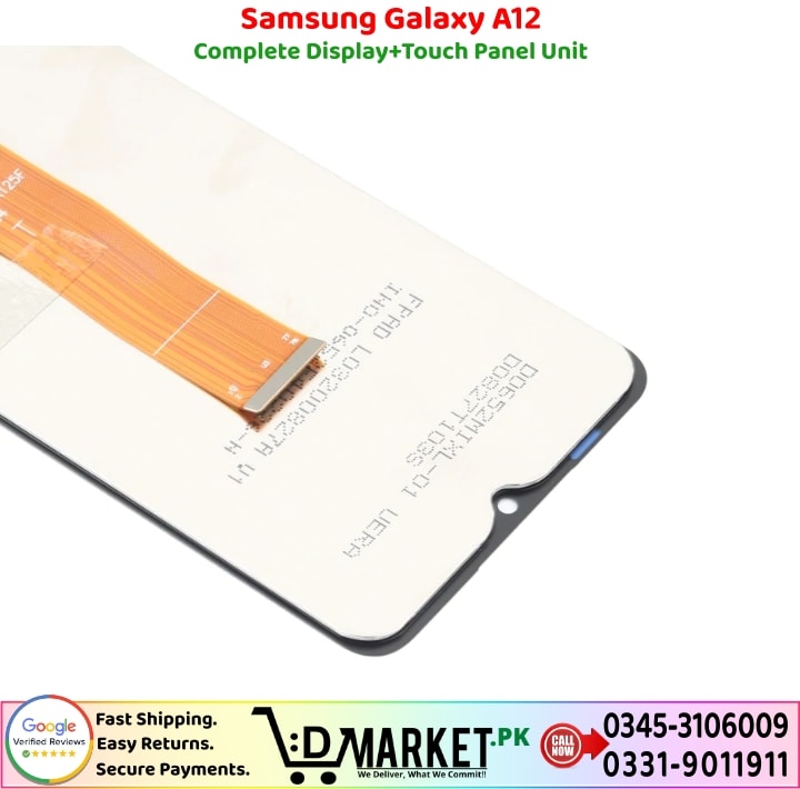 Samsung Galaxy A12 LCD Panel Price In Pakistan