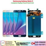 Samsung Galaxy Note 5 LCD Panel Price In Pakistan