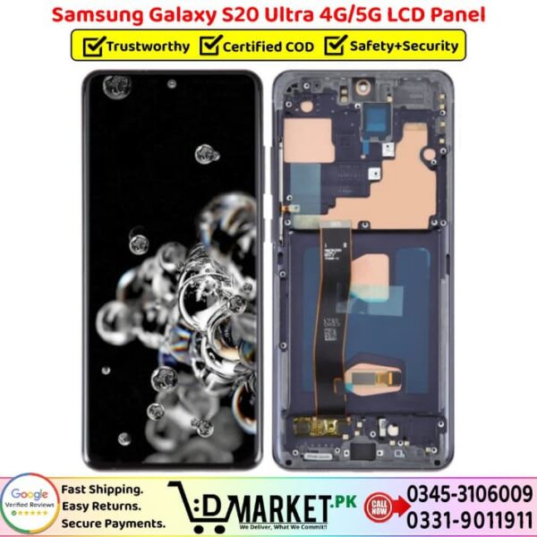 Samsung Galaxy S20 Ultra LCD Panel Price In Pakistan