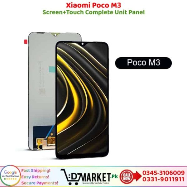 Xiaomi Poco M3 LCD Panel Price In Pakistan