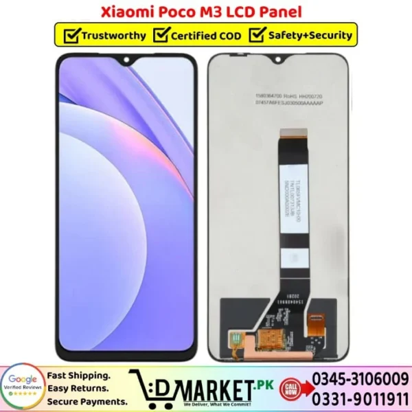 Xiaomi Poco M3 LCD Panel Price In Pakistan