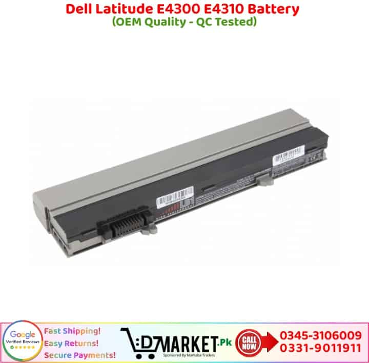 Dell Latitude E4300 E4310 Battery Price In Pakistan