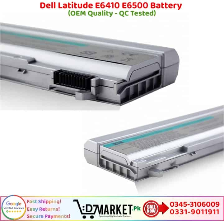 Dell Latitude E6410 E6500 Battery Price In Pakistan