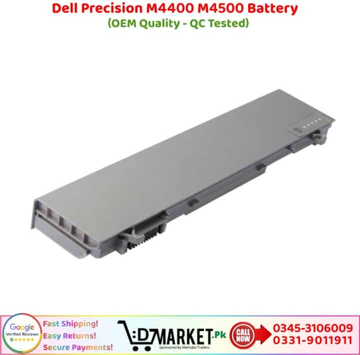 Dell Precision M4400 M4500 Battery Price In Pakistan