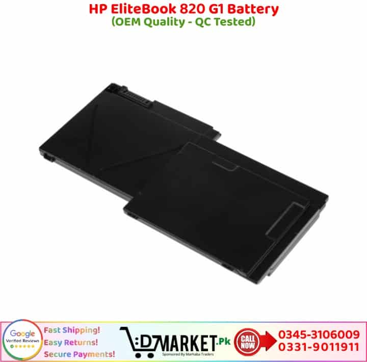 HP EliteBook 820 G1 Battery Price In Pakistan