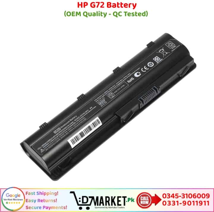 HP G72 Battery Price In Pakistan