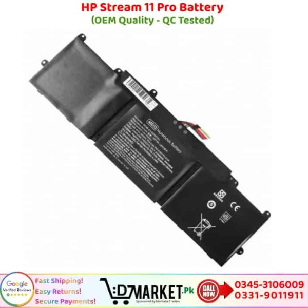 HP Stream 11 Pro Battery Price In Pakistan
