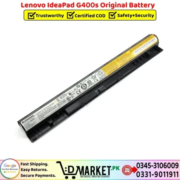 Lenovo IdeaPad G400s Battery Price In Pakistan