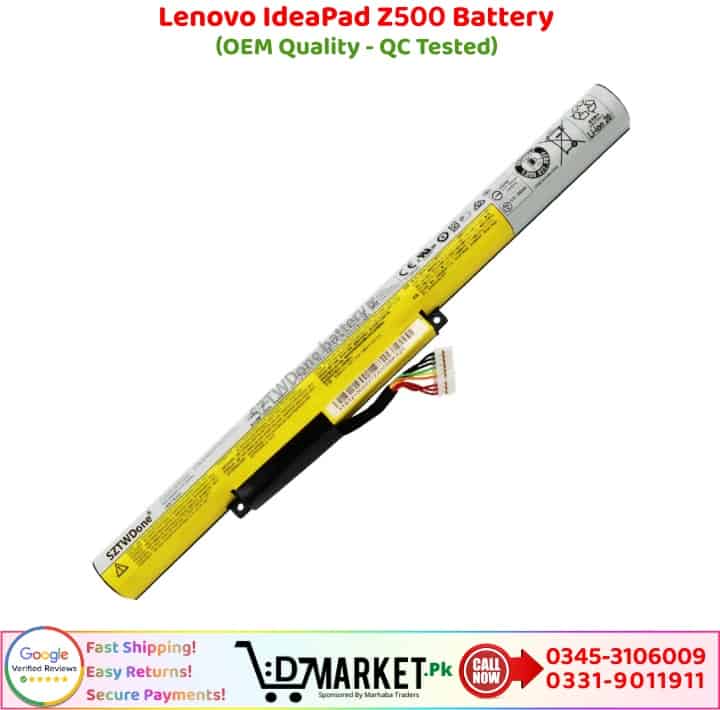 Lenovo IdeaPad Z500 Battery Price In Pakistan