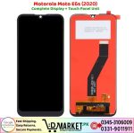 Motorola Moto E6s 2020 LCD Panel Price In Pakistan