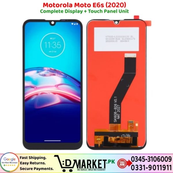 Motorola Moto E6s 2020 LCD Panel Price In Pakistan