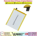 Motorola Moto G7 Power Original Battery Price In Pakistan