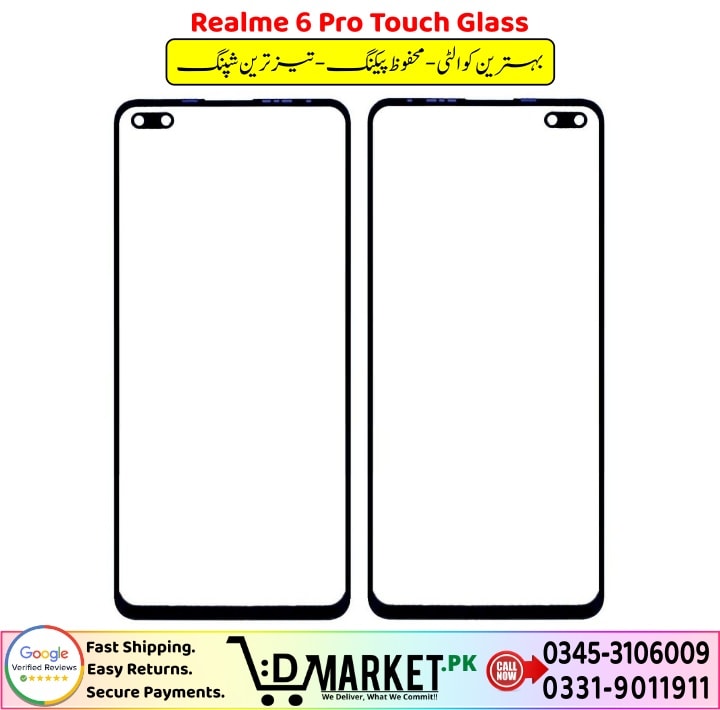 Realme 6 Pro Touch Glass Price In Pakistan