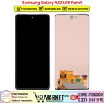 Samsung Galaxy A52 LCD Panel Price In Pakistan