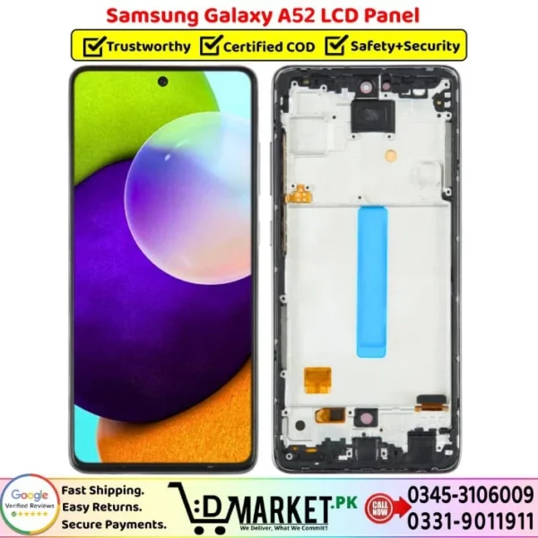 Samsung Galaxy A52 LCD Panel Price In Pakistan