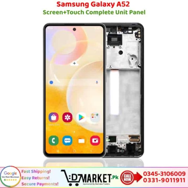 Samsung Galaxy A52 LCD Panel Price In Pakistan