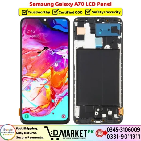 Samsung Galaxy A70 LCD Panel Price In Pakistan