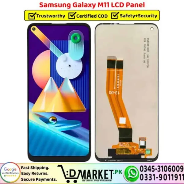 Samsung Galaxy M11 LCD Panel Display Unit Screen - DMarket.Pk