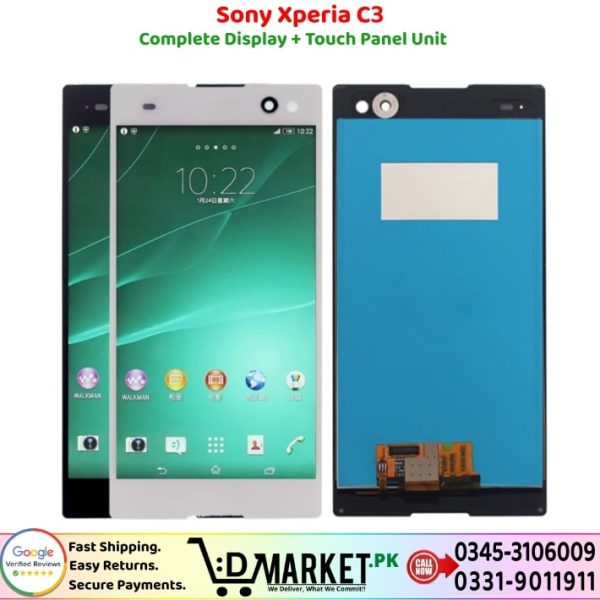 Sony Xperia C3 LCD Panel Price In Pakistan
