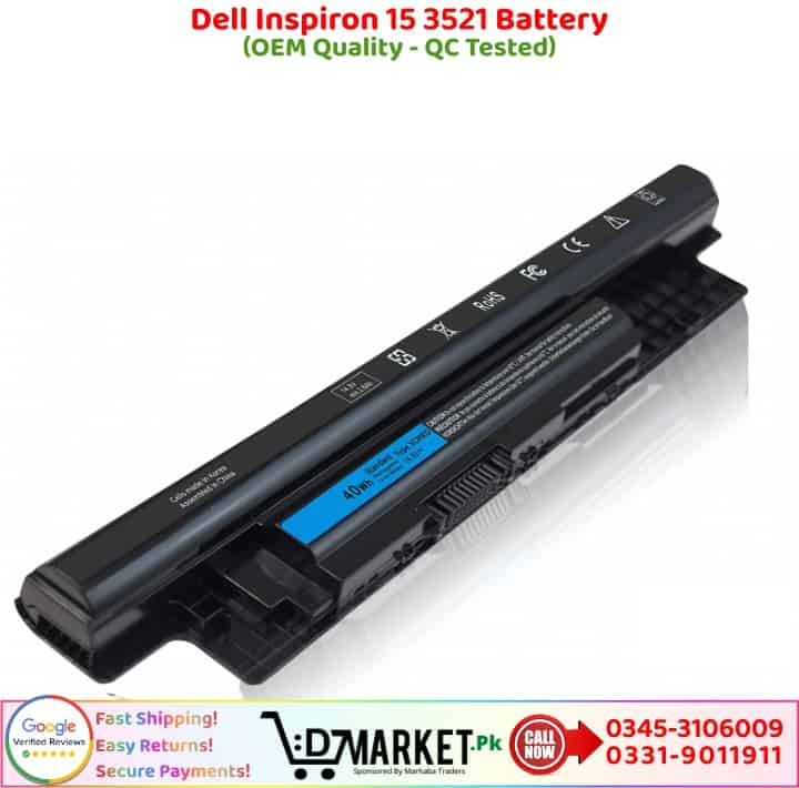 Dell Inspiron 15 3521 Battery Price In Pakistan