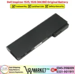 Dell Inspiron 1525 1526 XK286 Original Battery Price In Pakistan