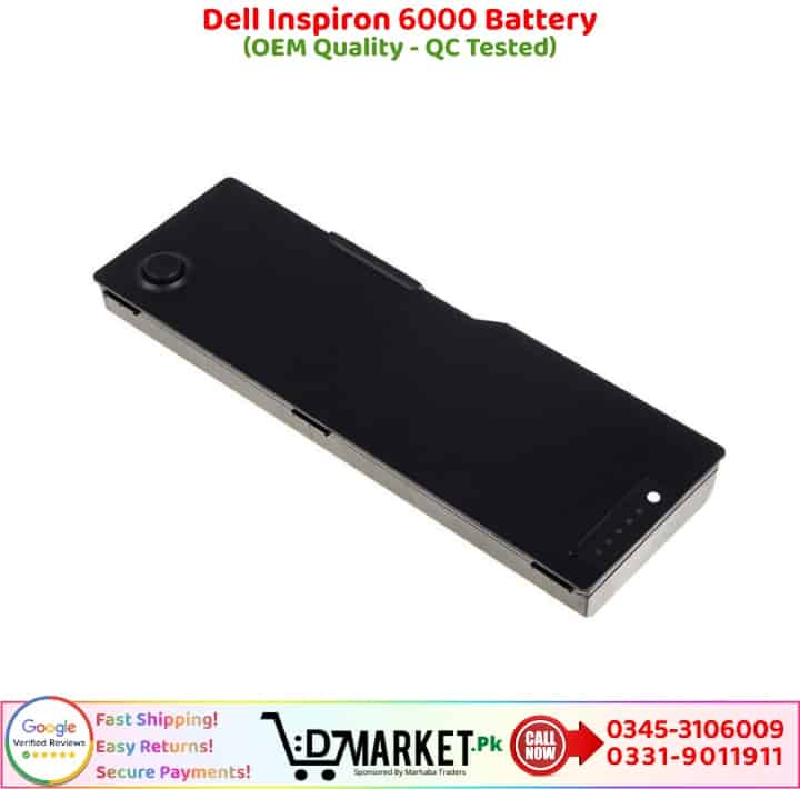 Dell Inspiron 6000 Battery Price In Pakistan