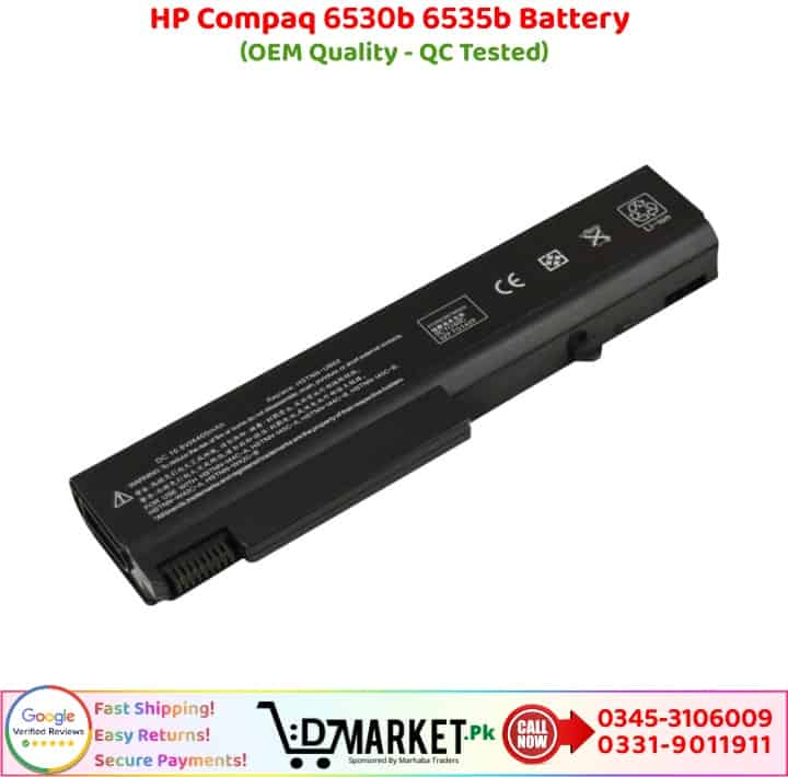 HP Compaq 6530b 6535b Battery Price In Pakistan