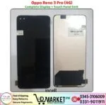 Oppo Reno 3 Pro 4G LCD Panel Price In Pakistan