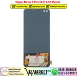 Oppo Reno 3 Pro 4G LCD Panel Price In Pakistan