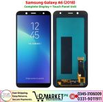 Samsung Galaxy A6 2018 LCD Panel Price In Pakistan