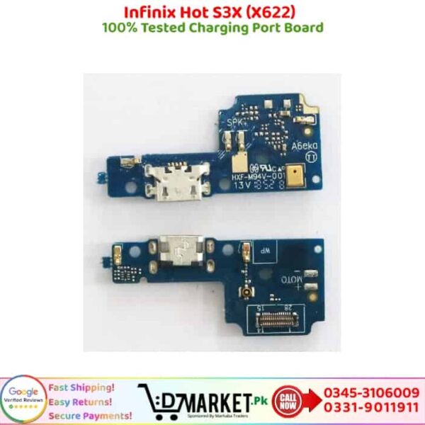 Infinix Hot S3X X622 Charging Port Board Price In Pakistan