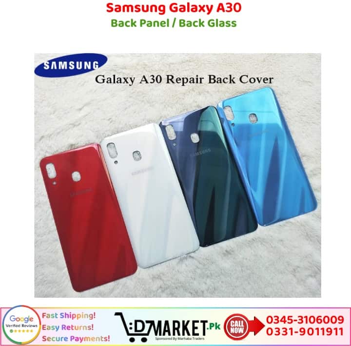 Samsung Galaxy A30 Back Glass Price In Pakistan