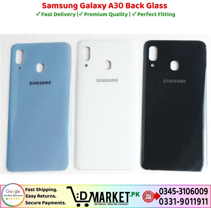 Samsung Galaxy A30 Back Glass Price In Pakistan