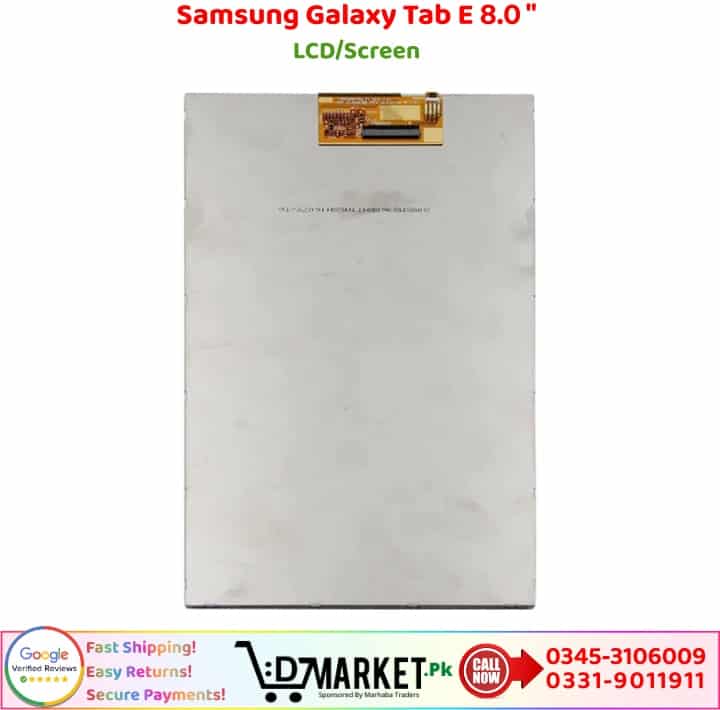 Samsung Galaxy Tab E LCD Price In Pakistan