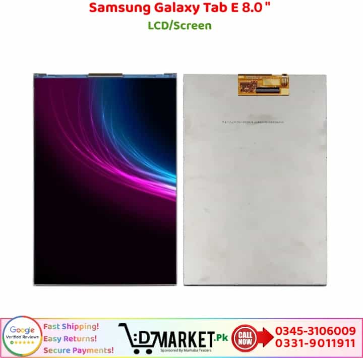 Samsung Galaxy Tab E LCD Panel Price In Pakistan