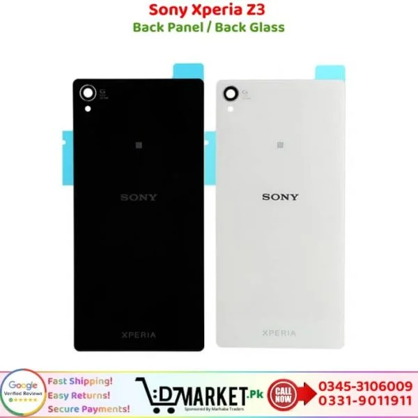 Sony Xperia Z3 Back Glass Price In Pakistan