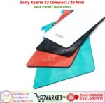 Sony Xperia Z3 Compact Back Glass Price In Pakistan