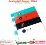 Sony Xperia Z3 Compact Back Glass Price In Pakistan